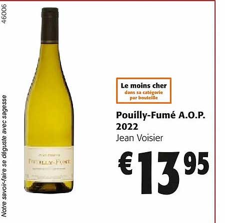 poully-fumé a.o.p. 2022 jean voisier