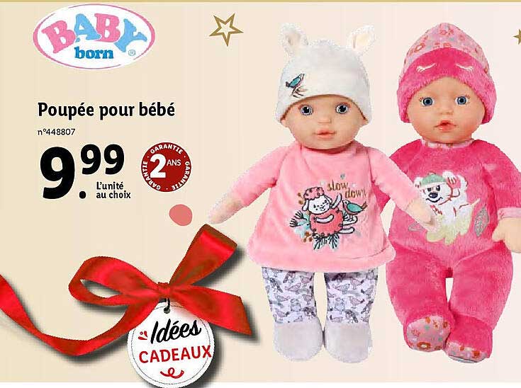 poupée pour bébé baby born