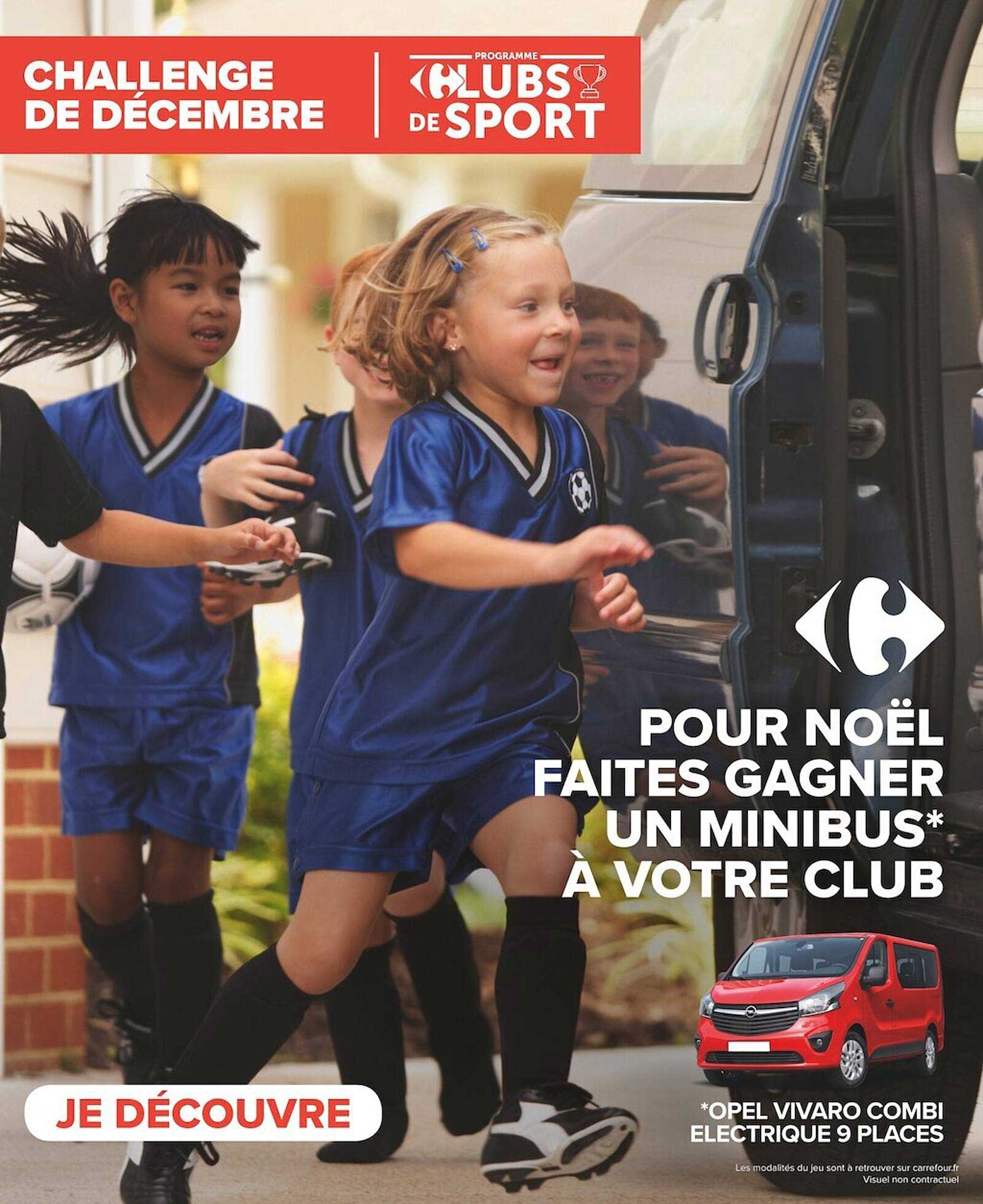 pour noël faites gagner un minibus à votre club