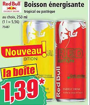 red bull boisson énergisante