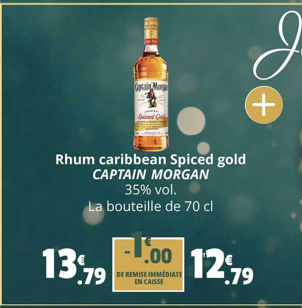 rhum caribbean spiced gold captain morgan