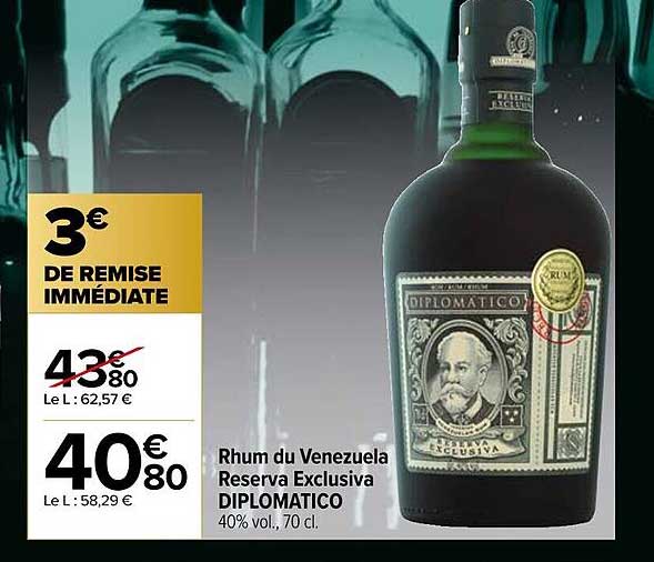 rhum du venezuela reserva exclusiva diplomatico