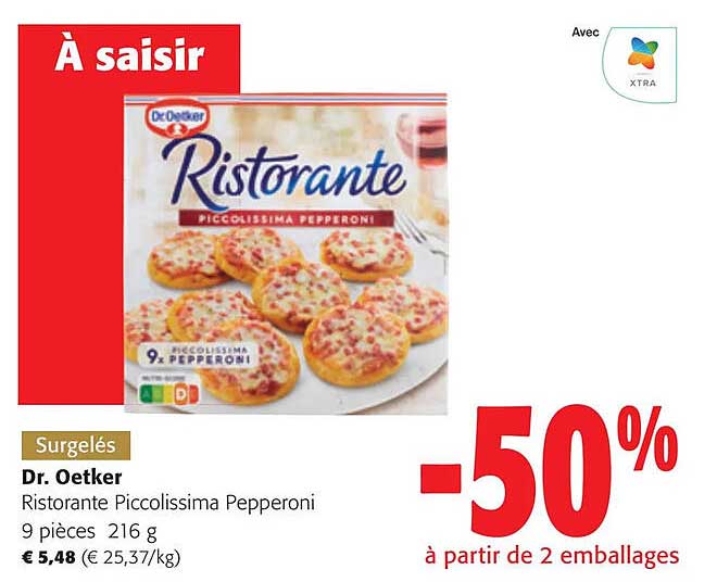 ristorante piccolissima pepperoni dr. oetker