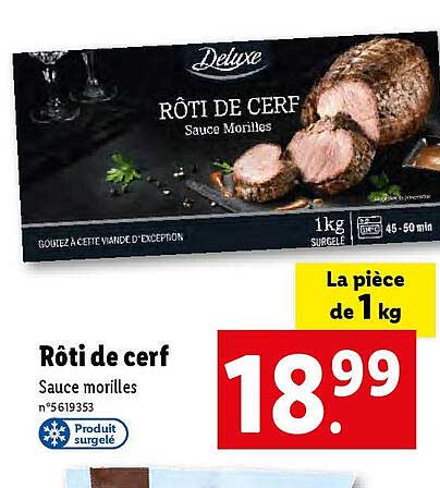 rôti de cerf