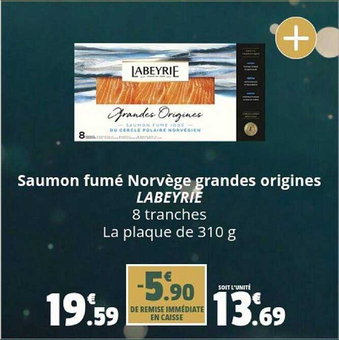 saumon fumé norvège grandes origines labeyrie