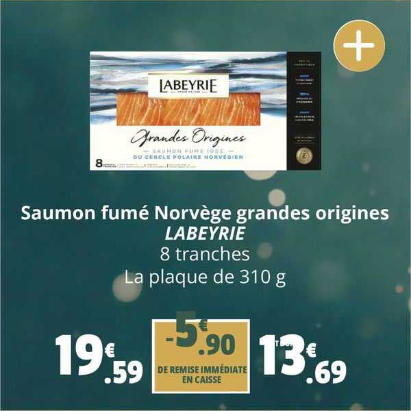 saumon fumé norvège grandes origines labeyrie