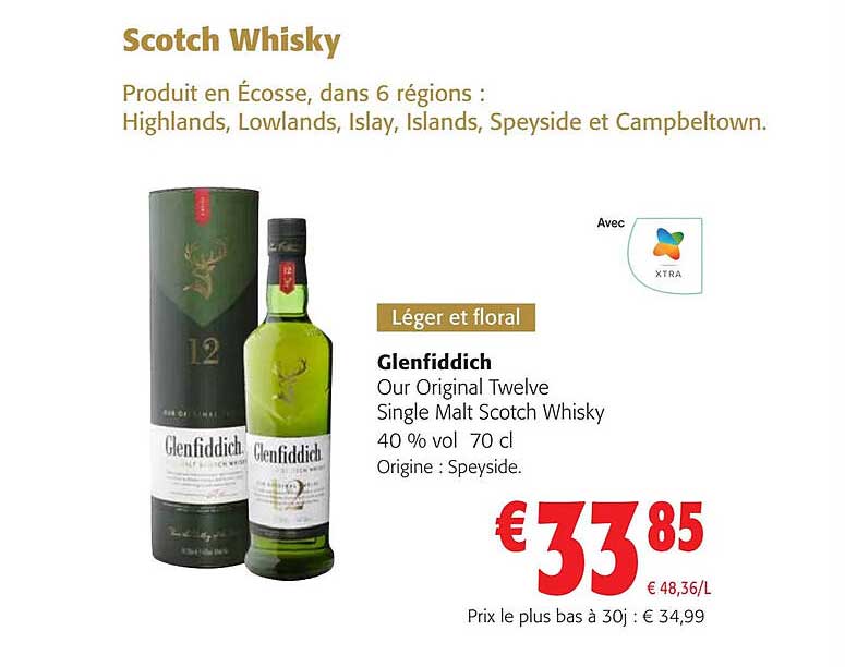 scotch whisky ou glenfiddich our original twelve