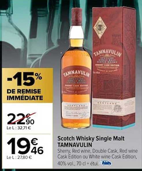 scotch whisky single malt tamnavulin