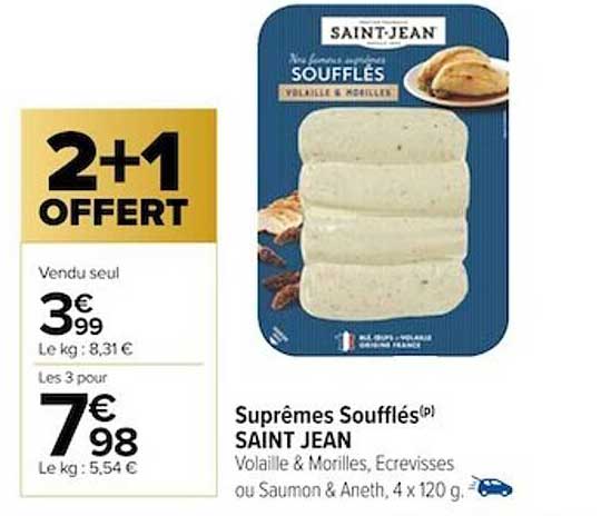 suprêmes soufflés saint jean