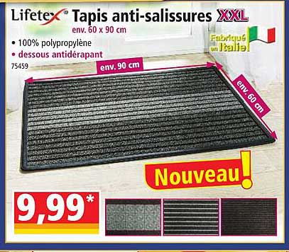 tapis anti-salissures lifetex