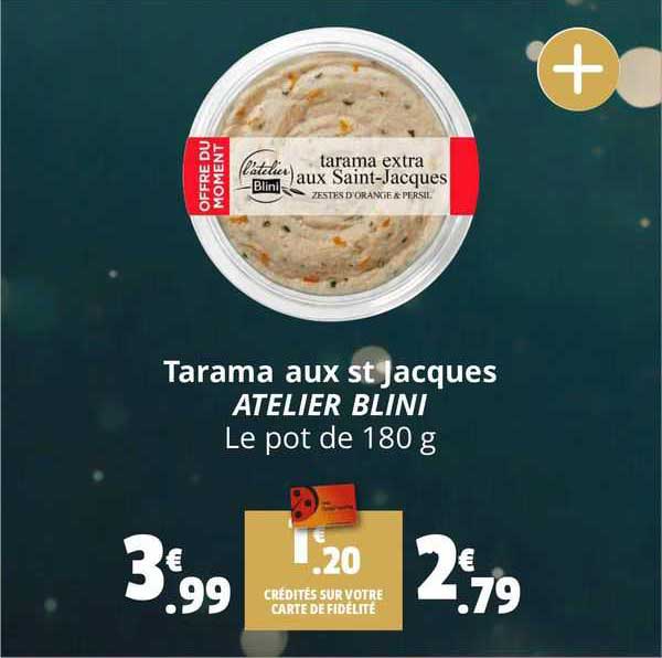 tarama aux st jacques atelier blini