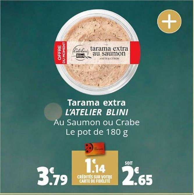 tarama extra l'atelier blini