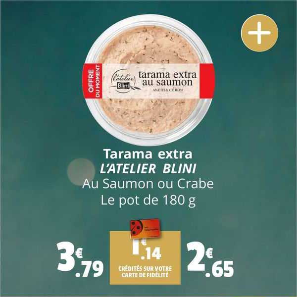 tarama extra l'atelier blini
