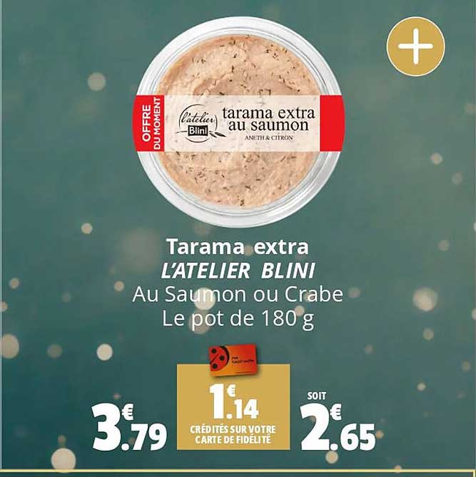 tarama extra l'atelier blini