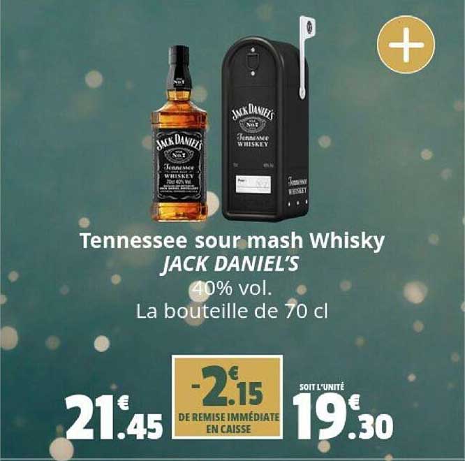 tennessee sour mash whisky jack daniel's