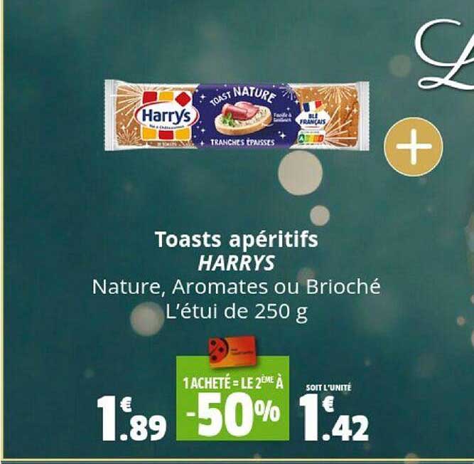 Toasts Apéritifs Harrys
