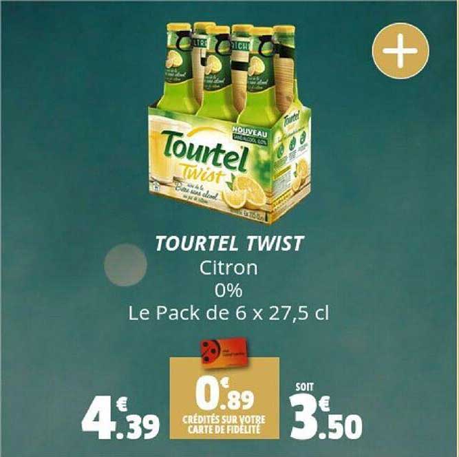 Tourtel Twist Citron 0%