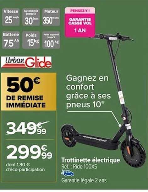 trottinette électrique urban glide