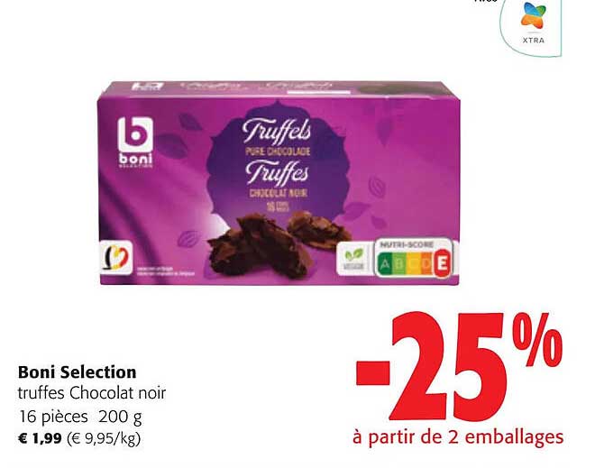 Truffes Chocolat Noir Boni Selection