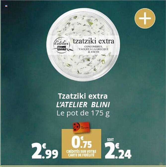 tzatziki extra l'atelier blini