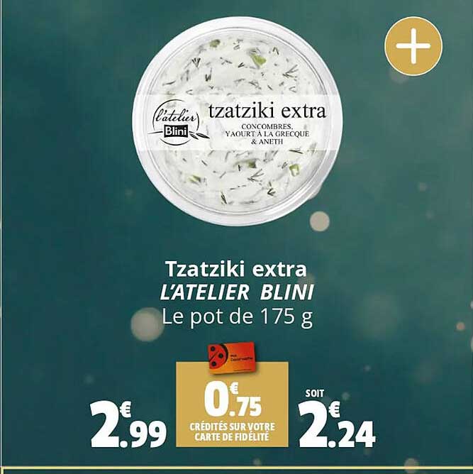 tzatziki extra l'atelier blini