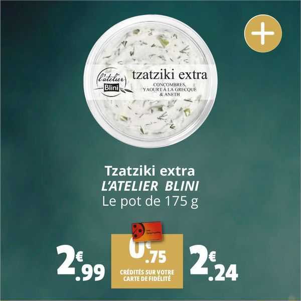 tzatziki extra l'atelier blini