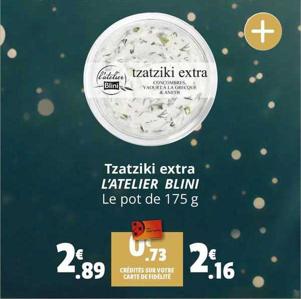 tzatziki extra l'atelier blini