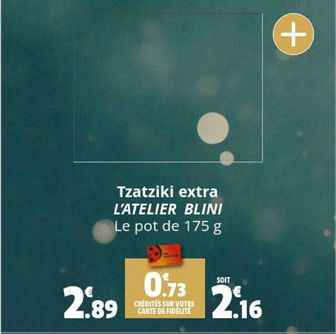 tzatziki extra l'atelier blini
