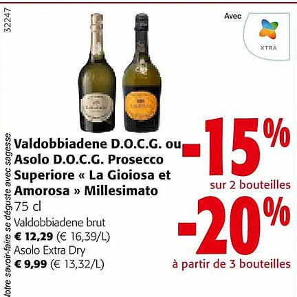 valdobbiadene d.o.c.g. ou asolo d.o.c.g. prosecco superiore «la gioiosa et amorosa» millesimato