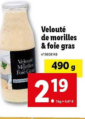 Velouté De Morilles & Foie Gras
