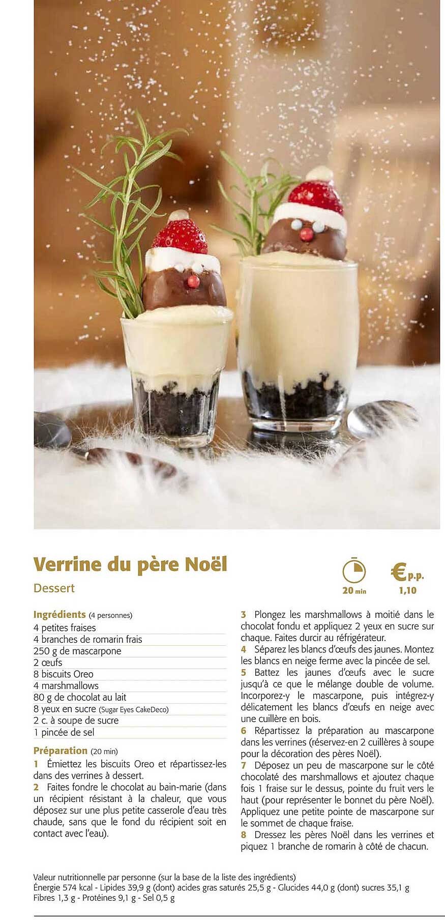 verrine du pere noel