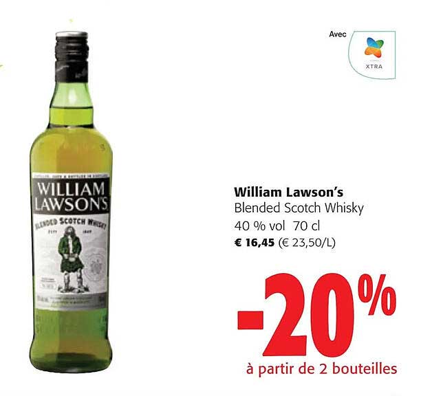 william lawson's blended scotch whisky 40% vol.
