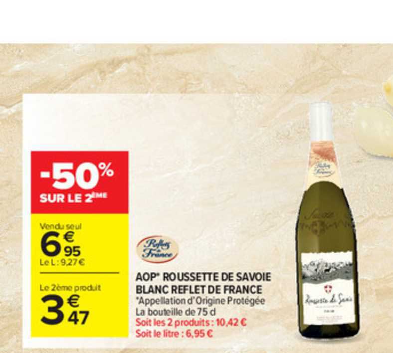 Aop Roussette De Savoie Blanc Reflet De France
