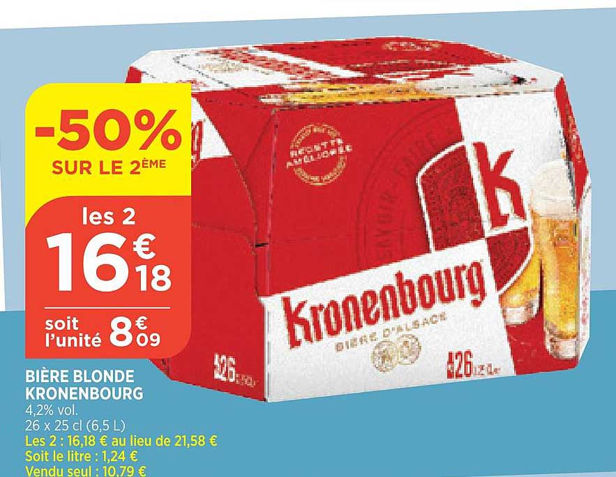Bière Blonde Kronenbourg