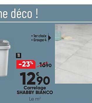 carrelage shabby bianco