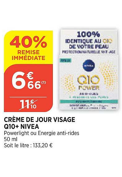 Crème De Jour Visage Q10+ Nivea