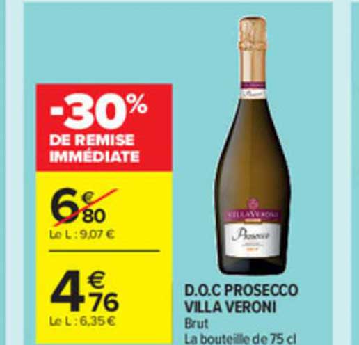 d.o.c. prosecco villa veroni
