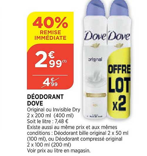 Déodorant Dove
