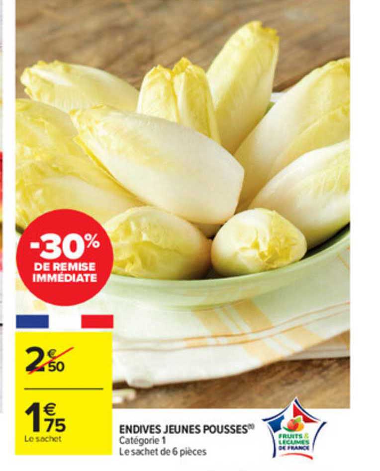 endives jeunes pousses