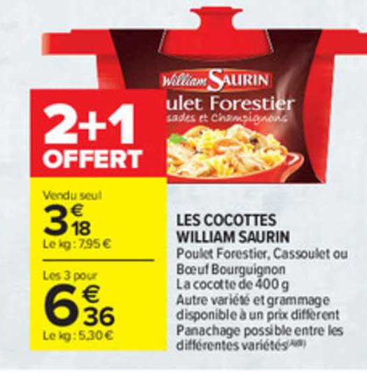 les cocottes william saurin