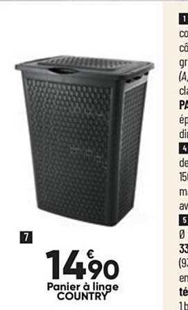 Panier à Linge Country