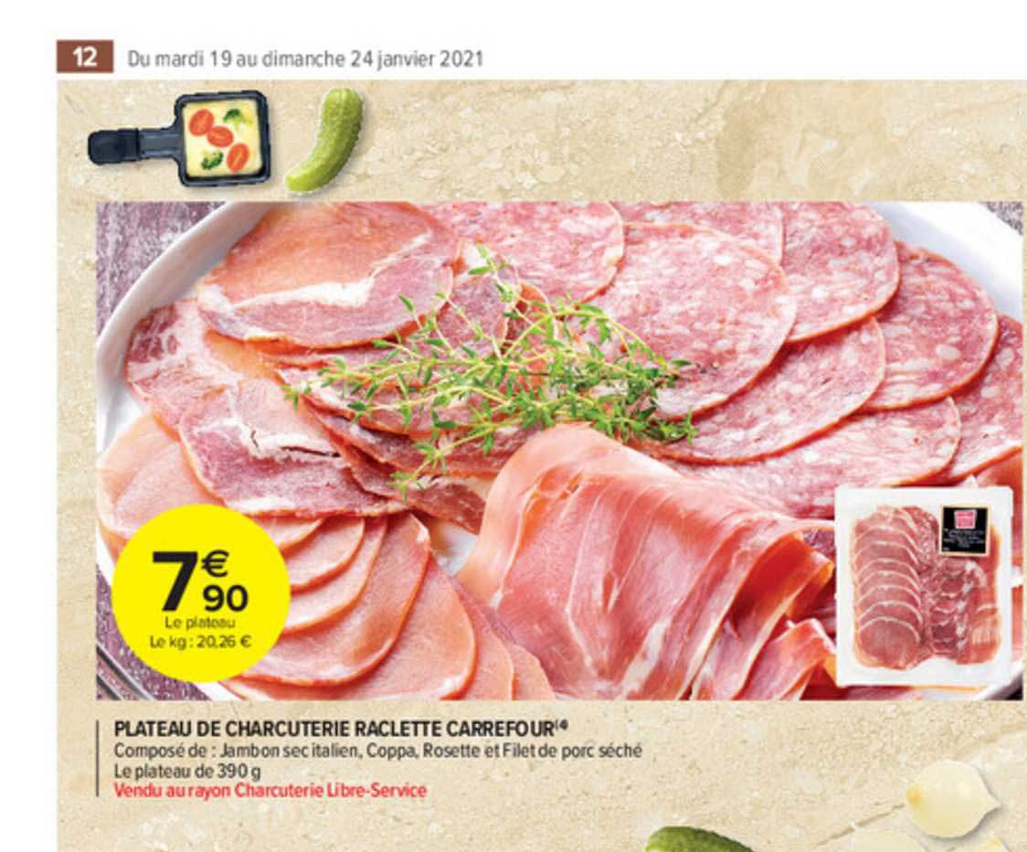 Plateau De Charcuterie Raclette Carrefour
