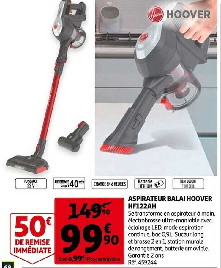 Aspirateur Balai Hoover Hf122ah