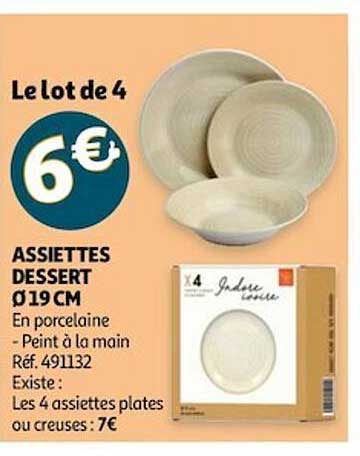 Assiettes Dessert ø 19 Cm