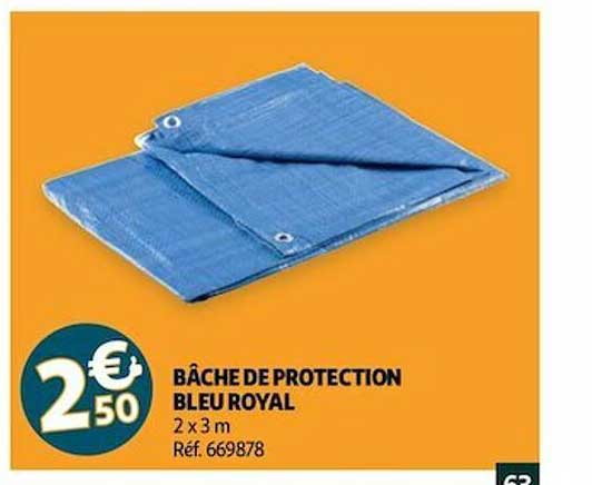Bâche De Protection Bleu Royal