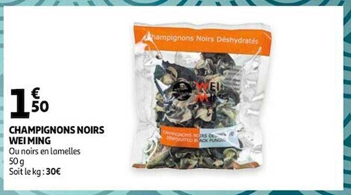 Champignons Noirs Wei Ming
