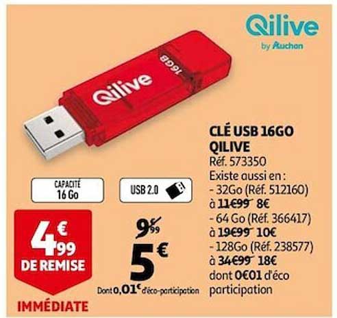 Clé Usb 16go Qilive