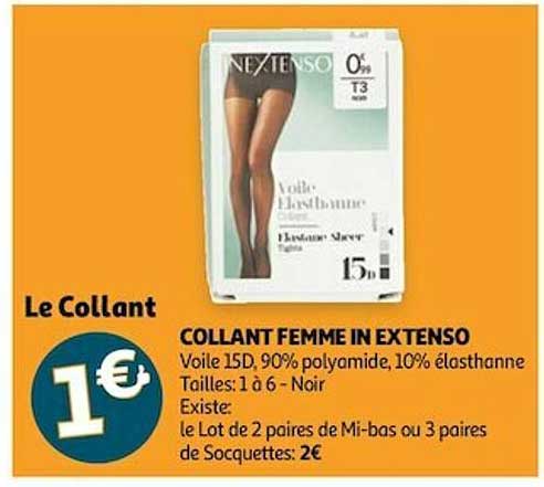 collant femme in extenso