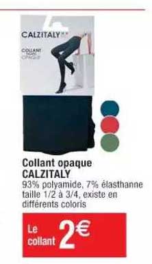 collant opaque calzitaly