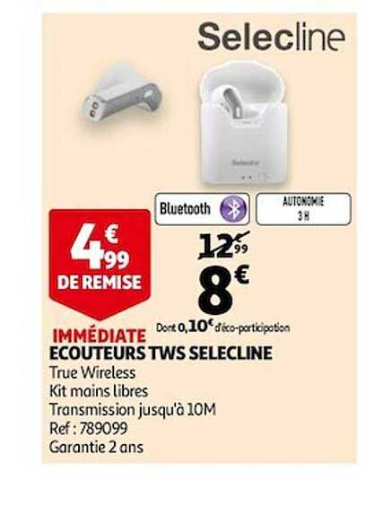 écouteurs tws selecline